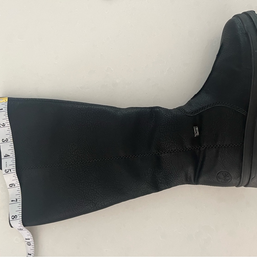 Rieker Black Fleece-Lined Boots